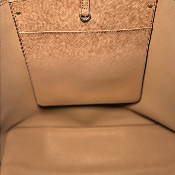 Michael Kors Brown Tote Bag with Gold Accents - Picture 7 of 9